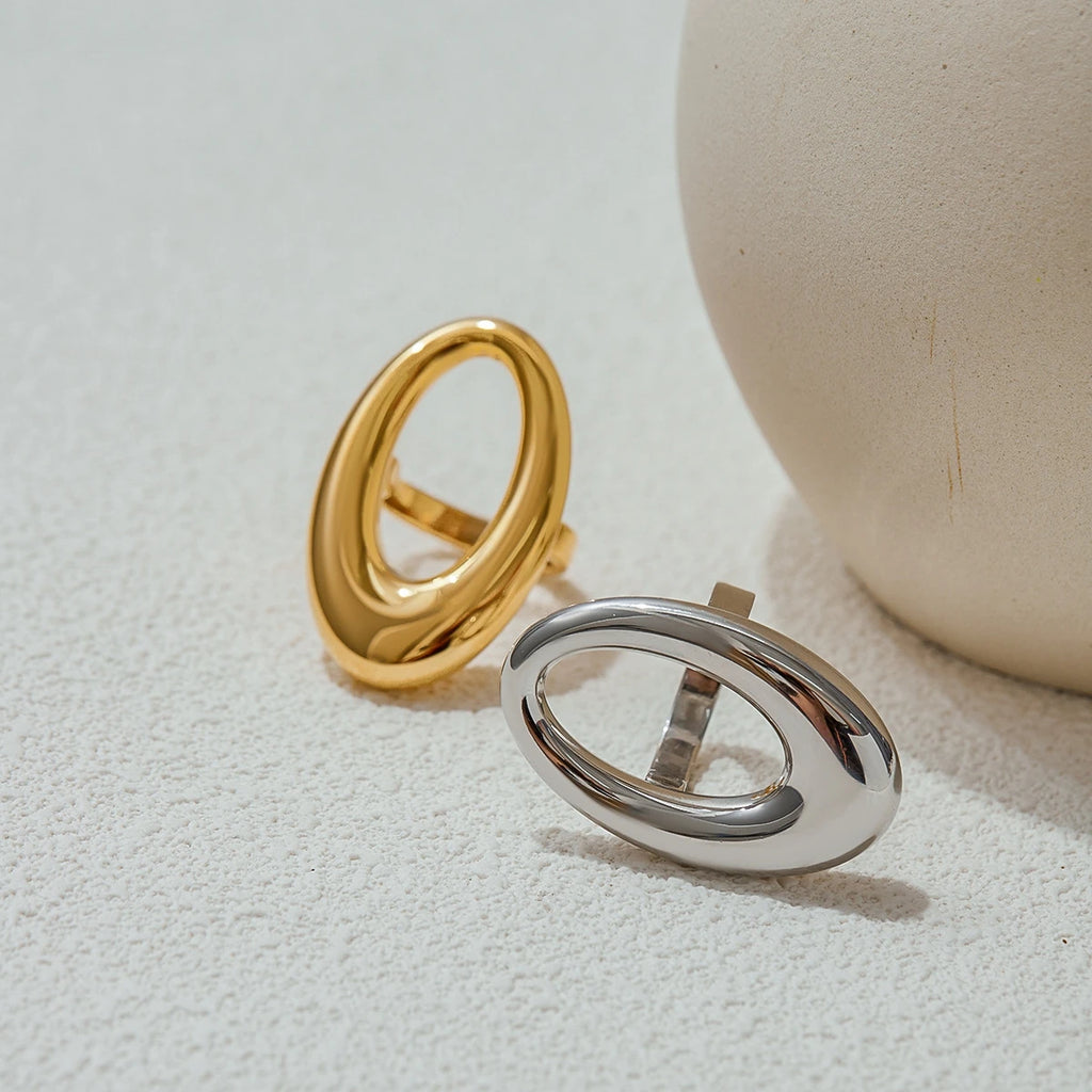 Smooth Hollow Elliptical Ring