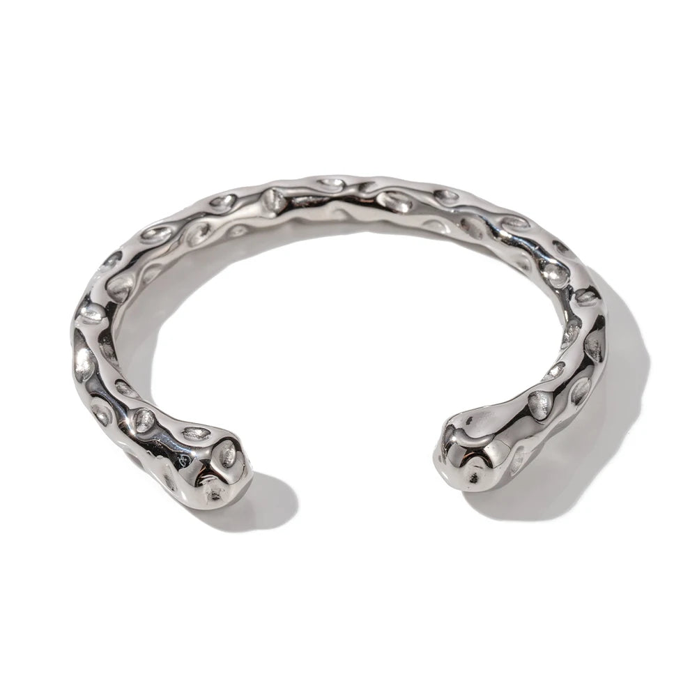 Kika Contemporary Statement Ring Asymmetry Sensuous Contours Bangle or Cuff Shape And Form Waterproof