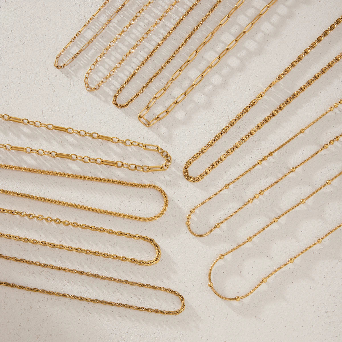 KIKA Minimalist Chain Necklace PVD Plated Stainless Steel 316L