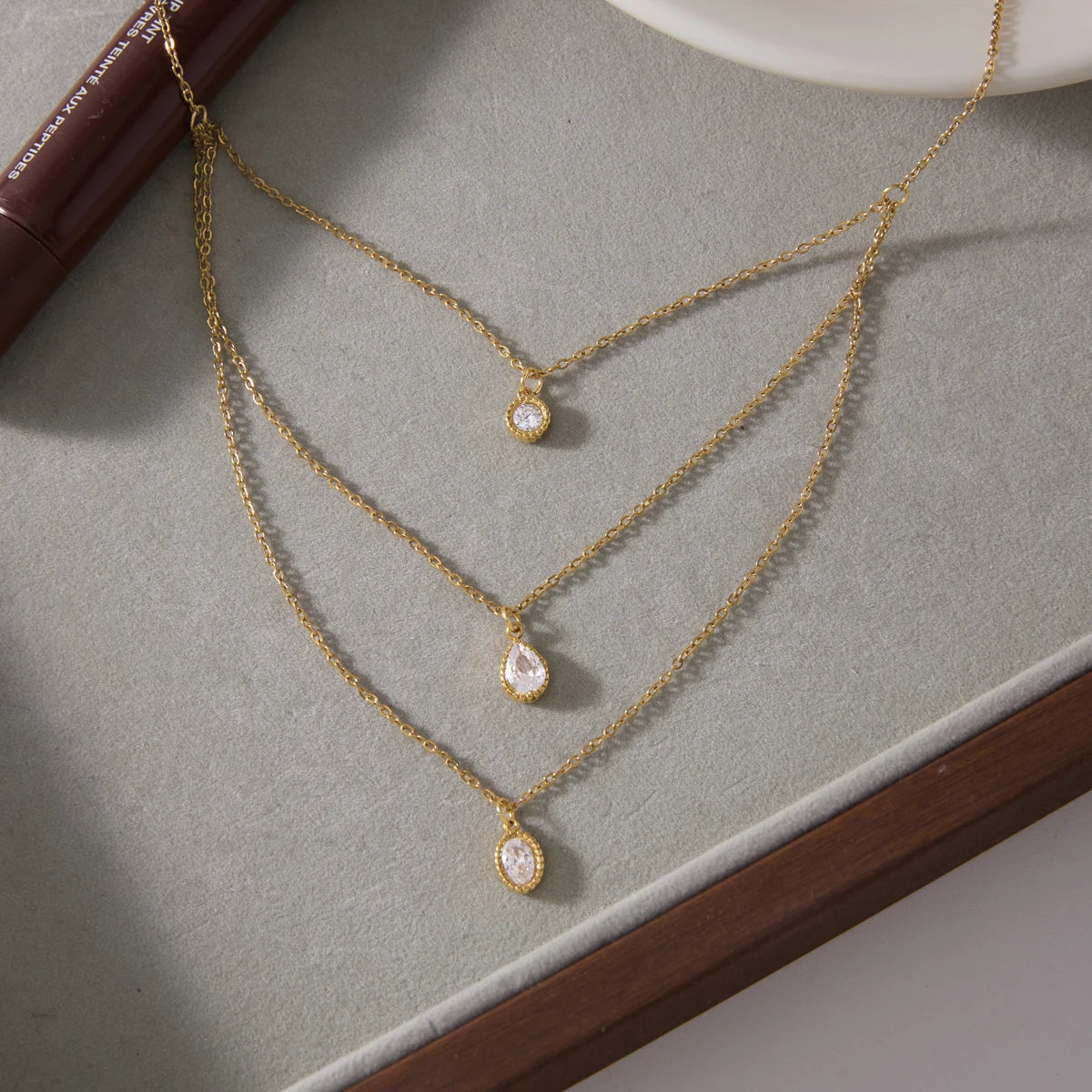 Kika Multi-Layered O-Shaped Chain Necklace
