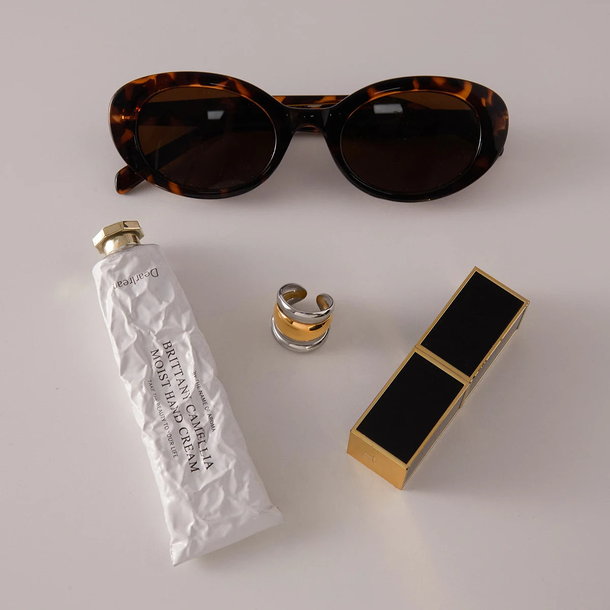 Kika Three-layer Hollowed-out Open Ring