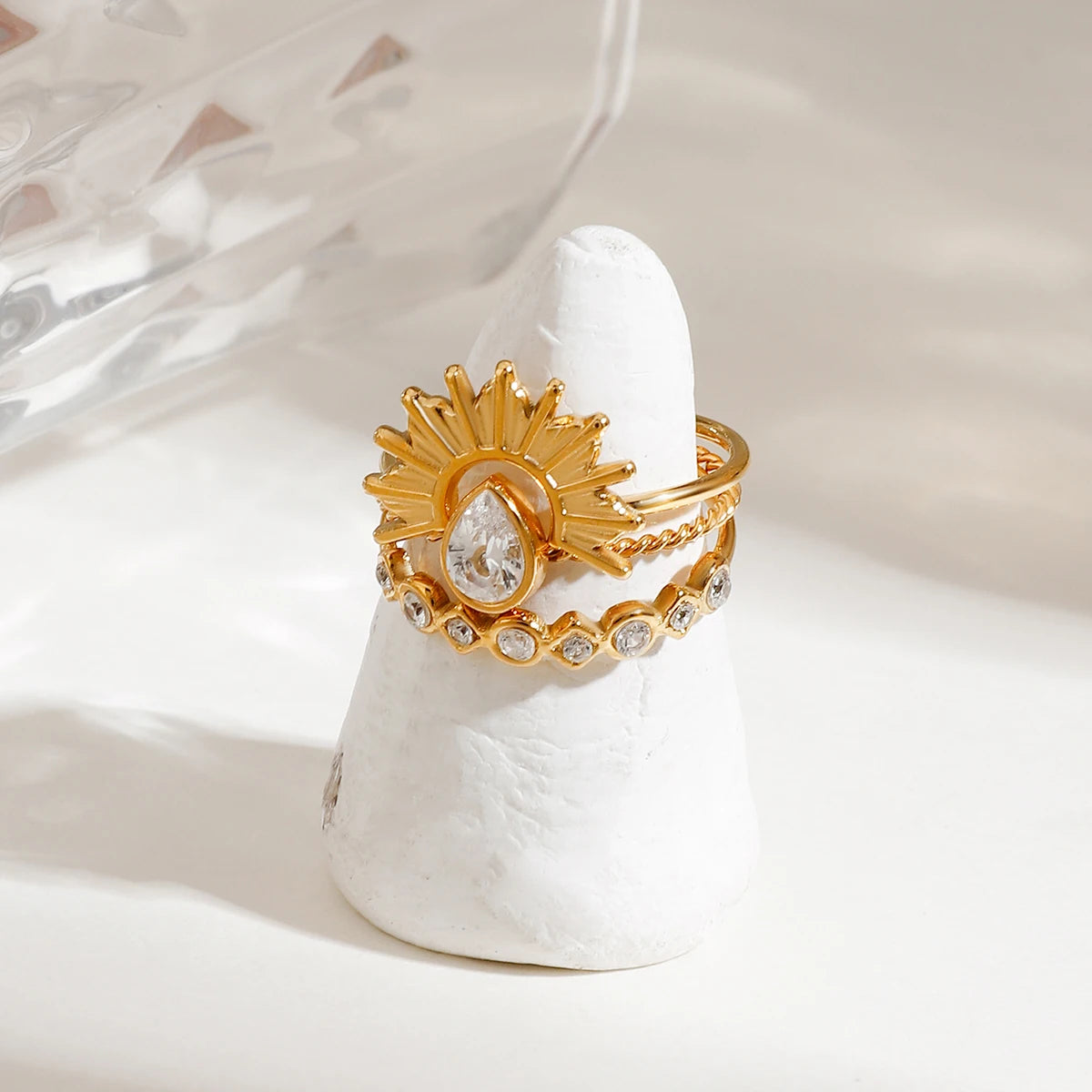 Kika Fashion 18K Gold Color Plated Stainless Steel