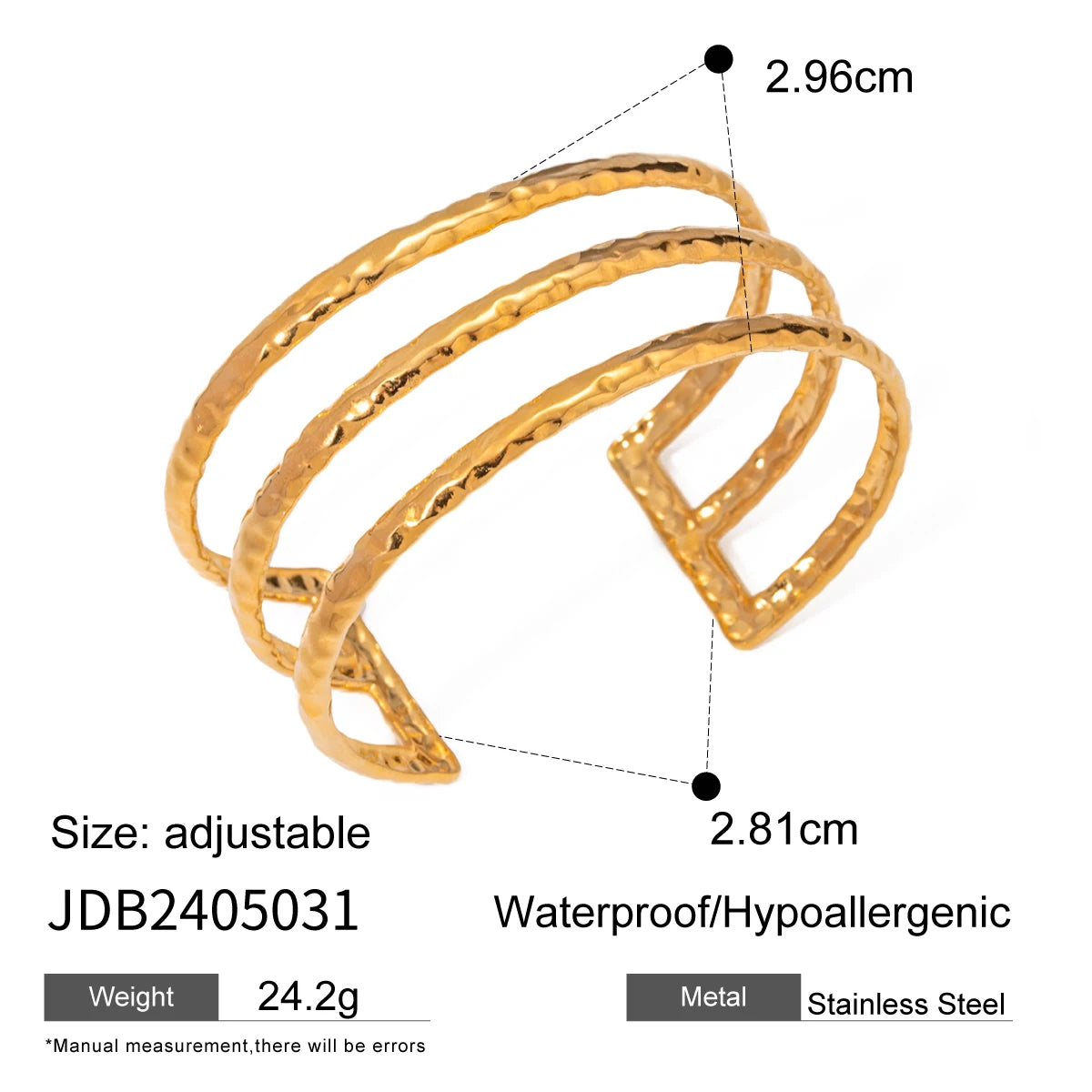Hammered Stacking Bracelets Line Bangles