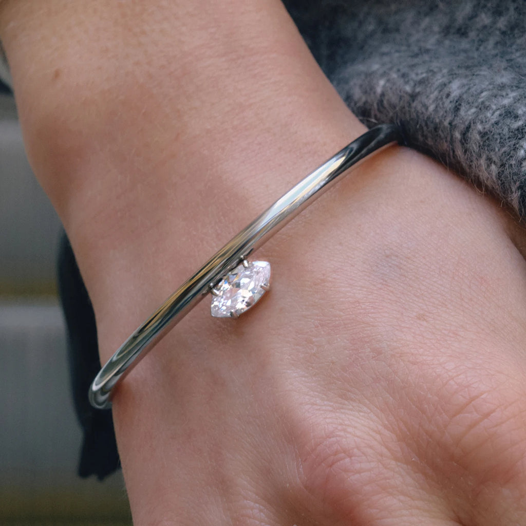Plated Spring Geometry Titanium Steel Bracelet