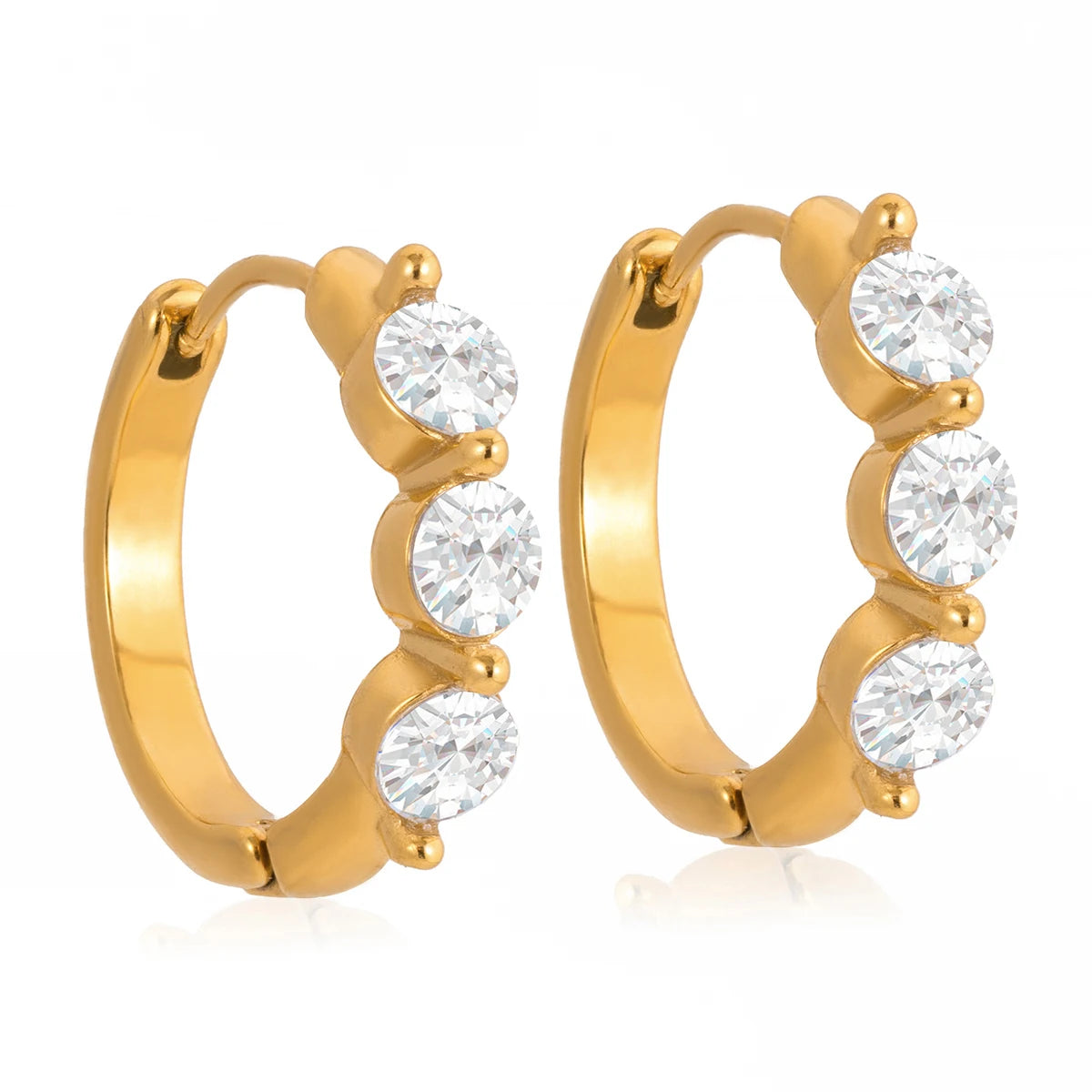 Kika Zircon-Filled Earring