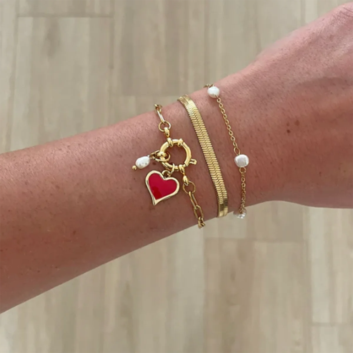 Love Pearl Bracelet Pendant