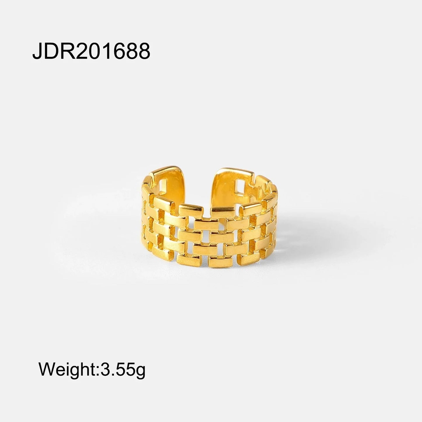 Minimalist Line Ring Stackable Hollow Ring