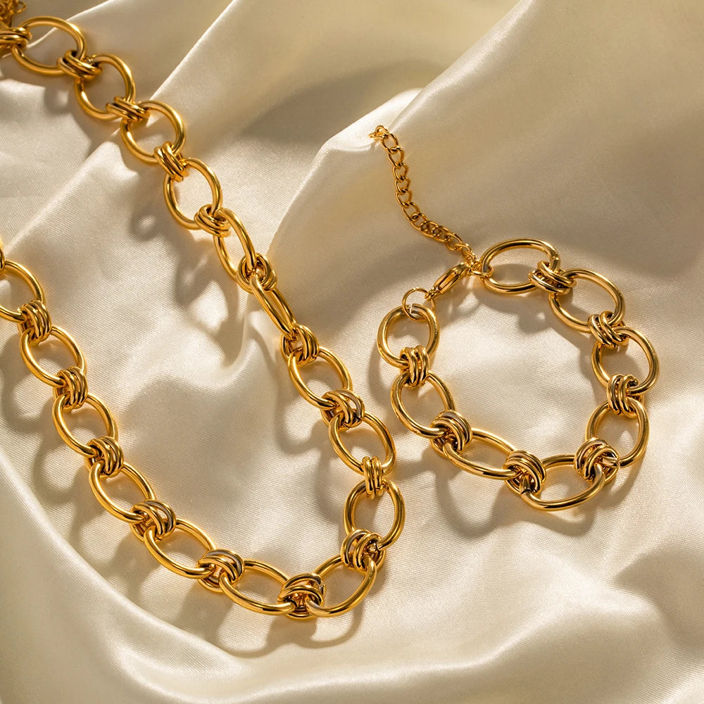 Thick Link Chain Handmade Choker