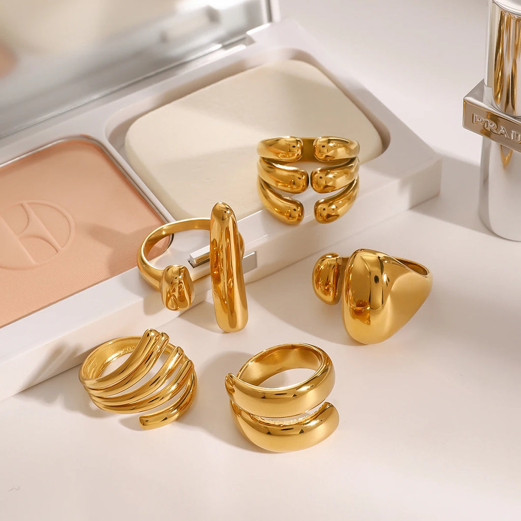 Asymmetric Open Ring Line Adjustable