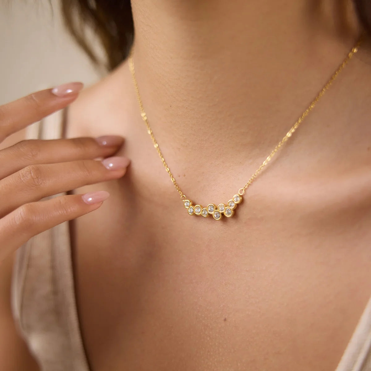 Kika Classic Smiley Face Necklace