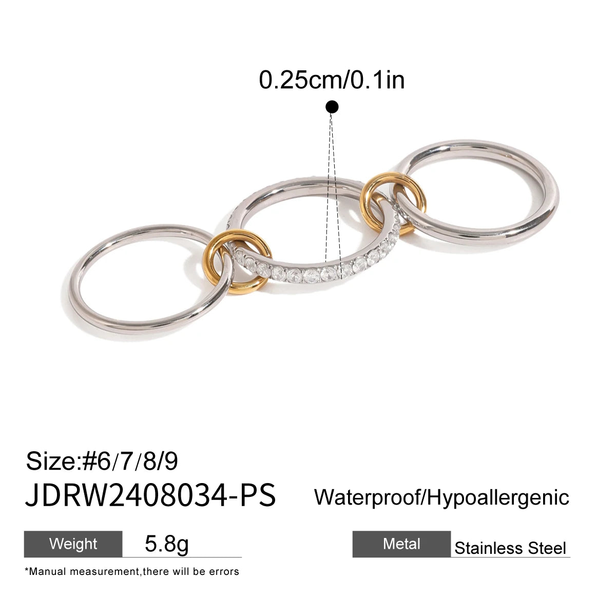 Kika Multilayer Zircon Ring