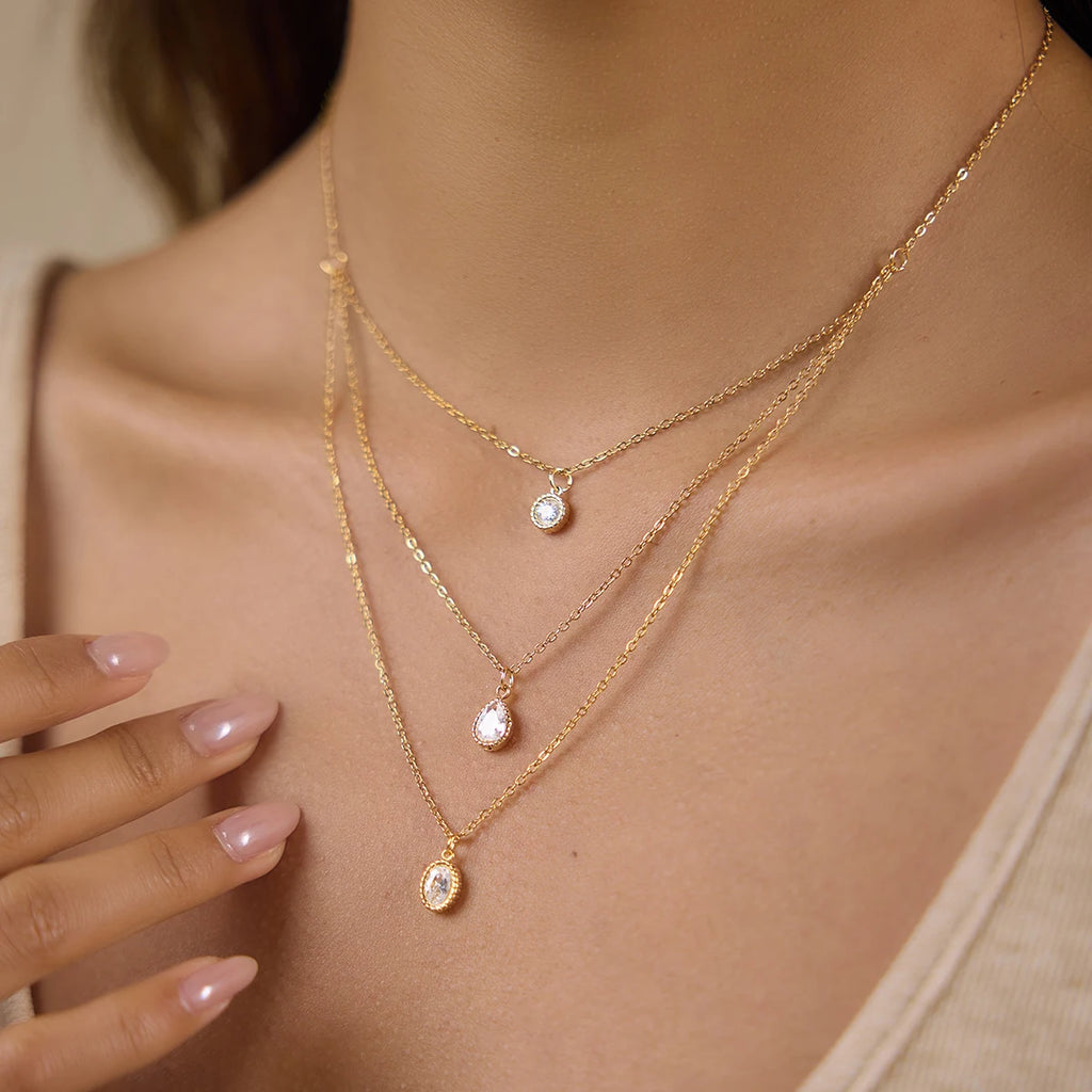 Kika Multi-Layered O-Shaped Chain Necklace