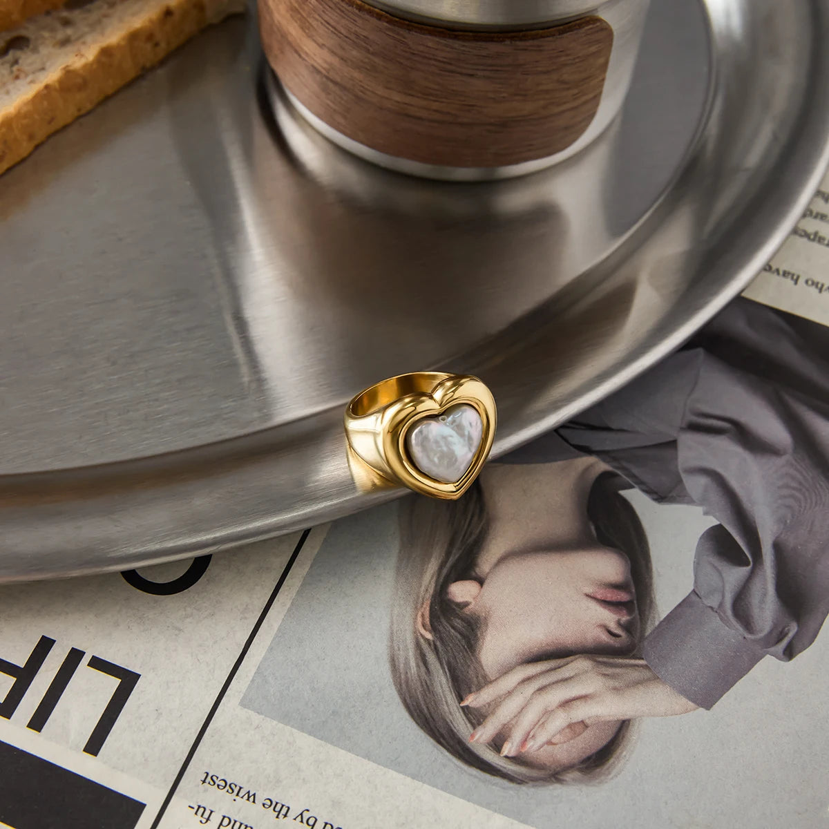 KIKA Minimalist PVD Plated Stainless Steel 316L Ring