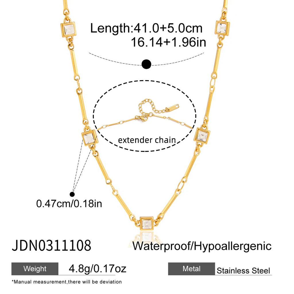 Kika Delicate Zircon Necklace