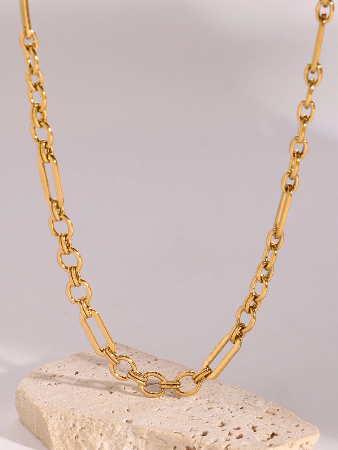 Necklace Bracelet for Women Statement Fashion Jewelry PVD Plated