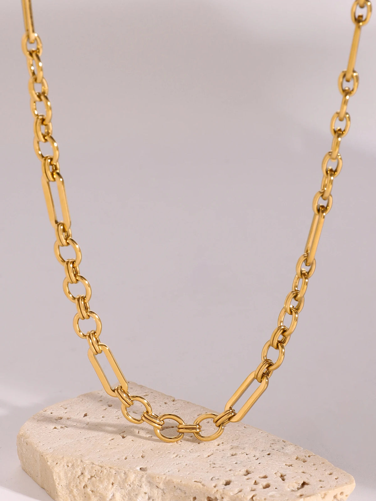 Necklace Bracelet for Women Statement Fashion Jewelry PVD Plated