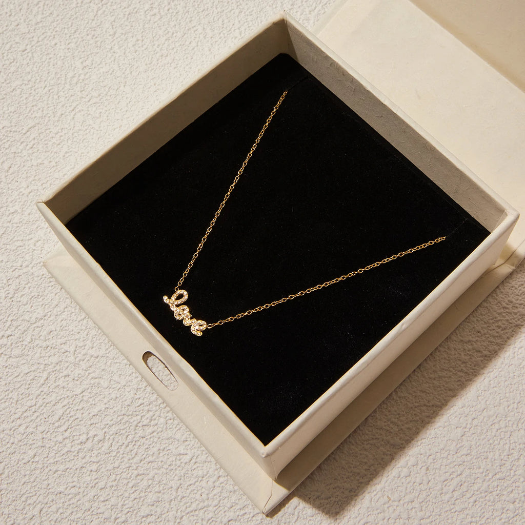 Kika Minimalist Letter Envelope Necklace