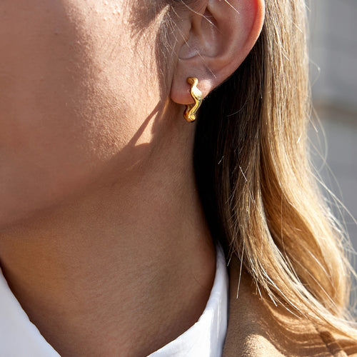 KIKA Classic PVD Plated  Hoop Earring  Stainless Steel 316L