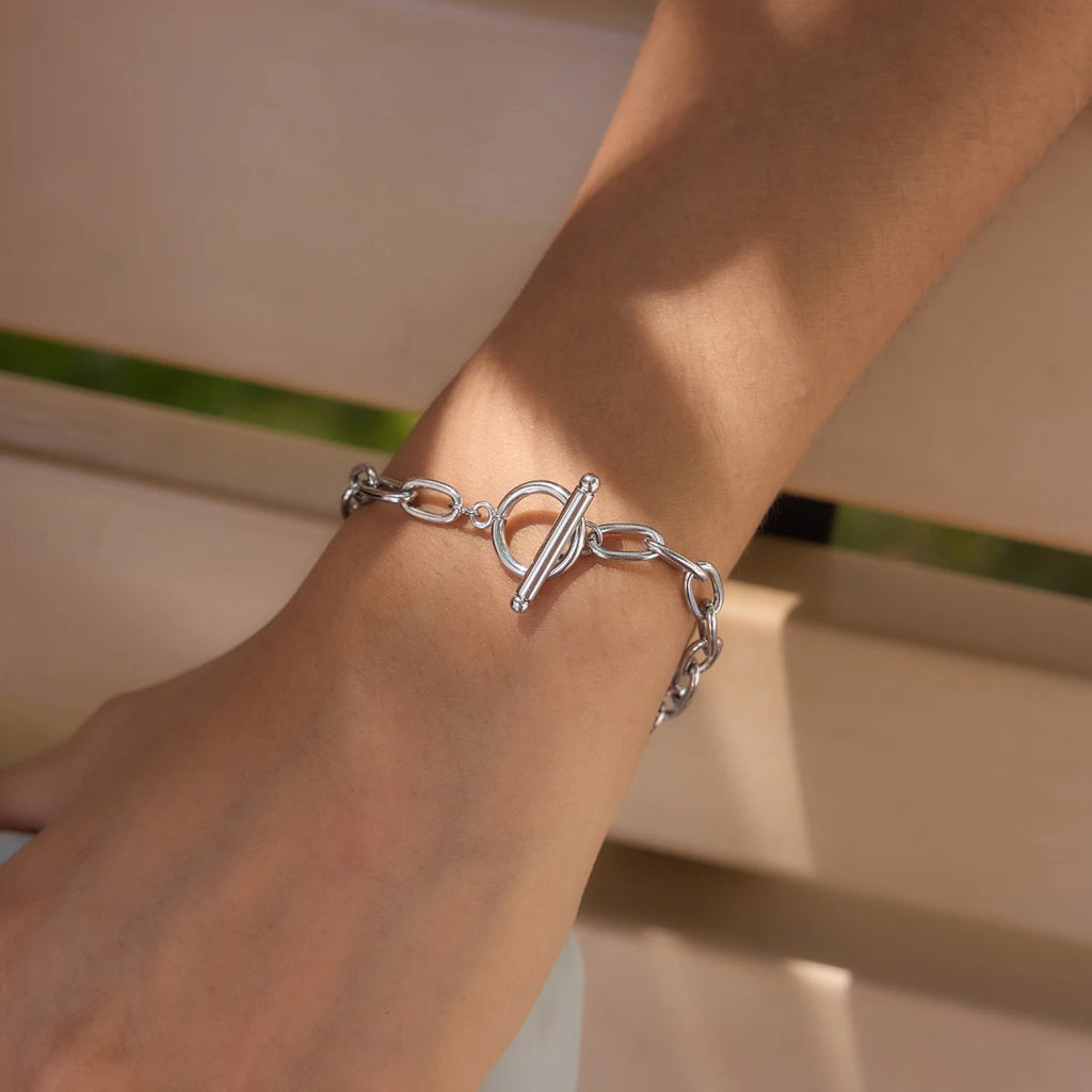 KIKA Classic OT Buckle Chain Bracelet Stainless Steel 316L