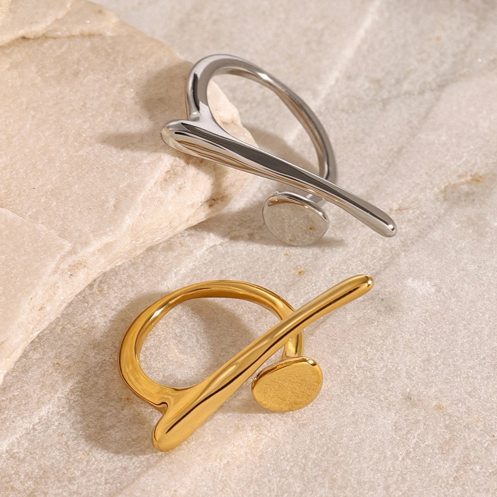 Fashion Geometric Irregular  Open Ring