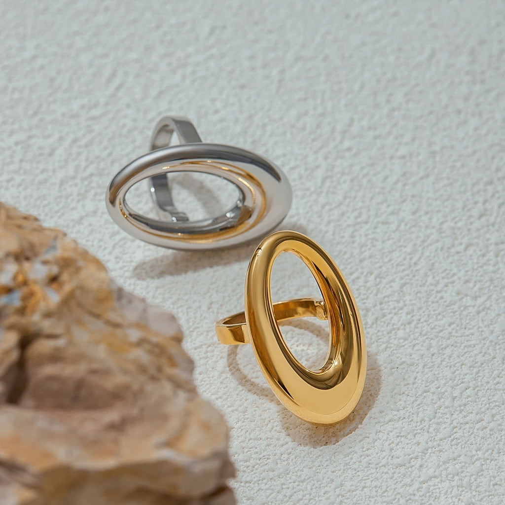Smooth Hollow Elliptical Ring