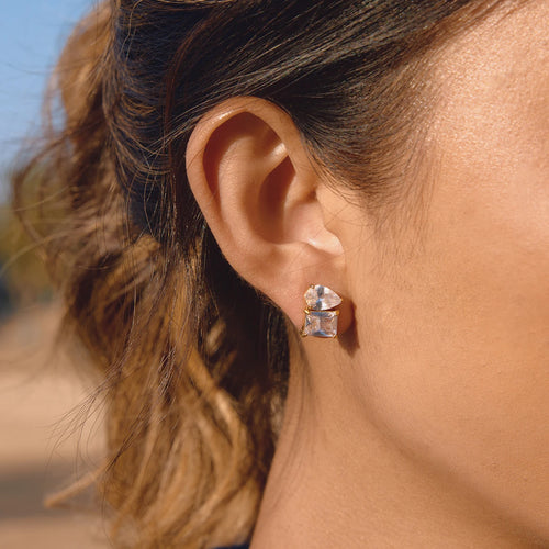 Classic Stainless Steel Shiny Cubic Zirconia Water Drop
