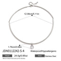Kika Delicate Geometric Zircon Pendant Torques Necklace