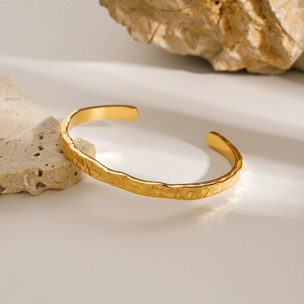 Kika Hammer Pat Cuff Bracelet Bangle