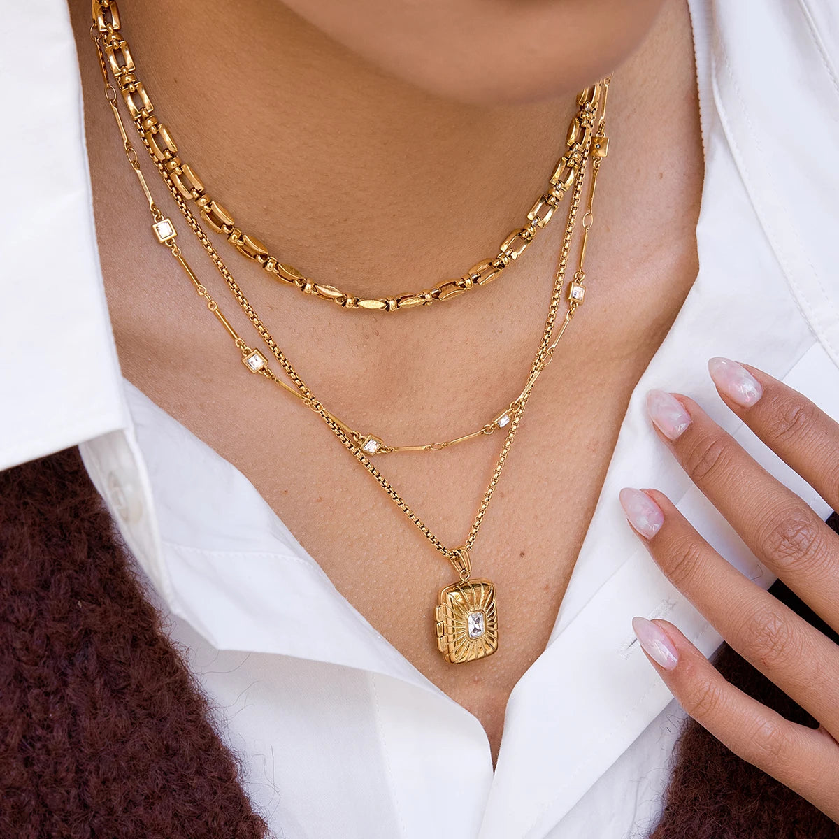 Kika Delicate Zircon Necklace