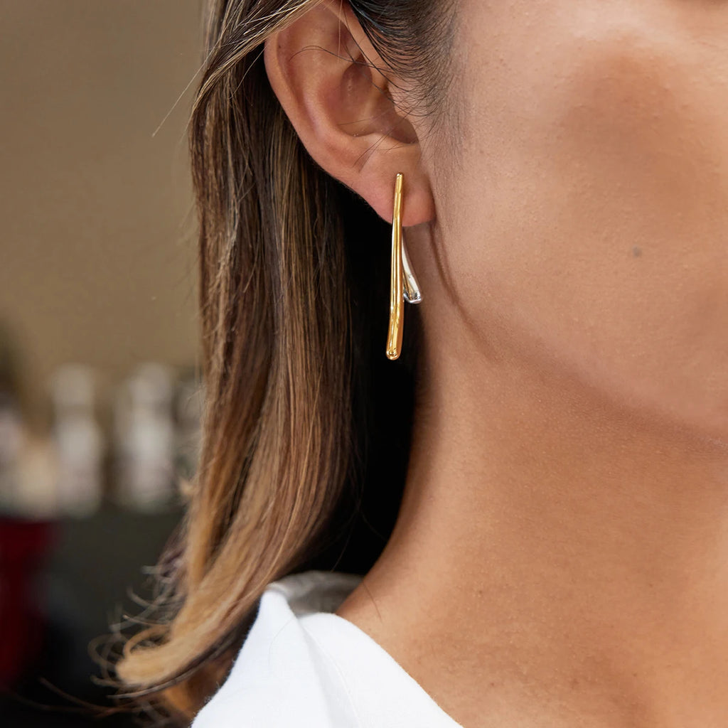 Kika Minimalist Drip Pendant Drop Earrings