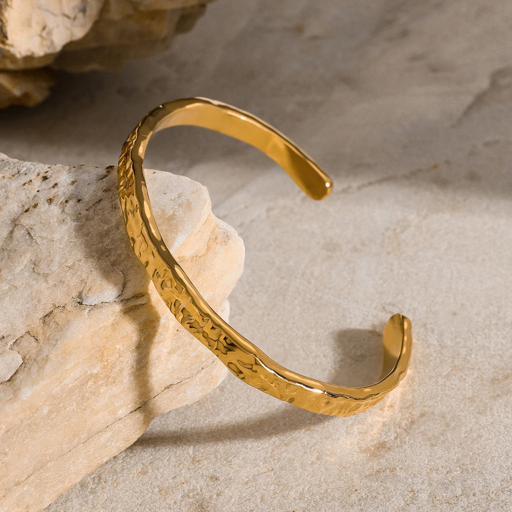 Kika Hammer Pat Cuff Bracelet Bangle