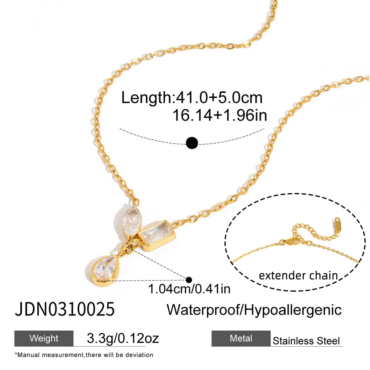 Kika Classic Necklace Stainless Steel Jewelry