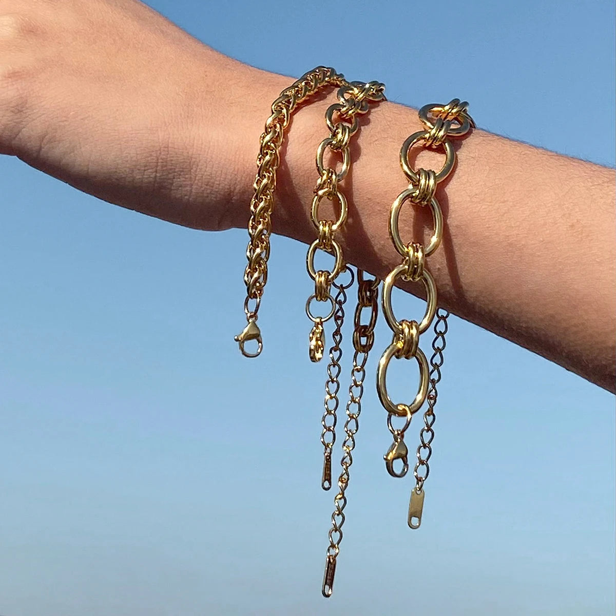 Kika Minimalist Stackable Chain Bracelet
