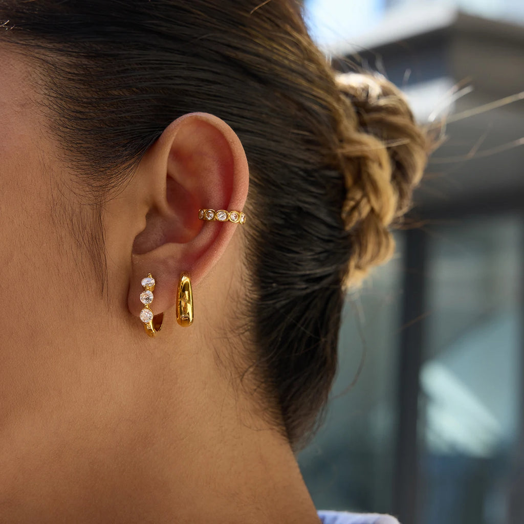 Kika Zircon-Filled Earring