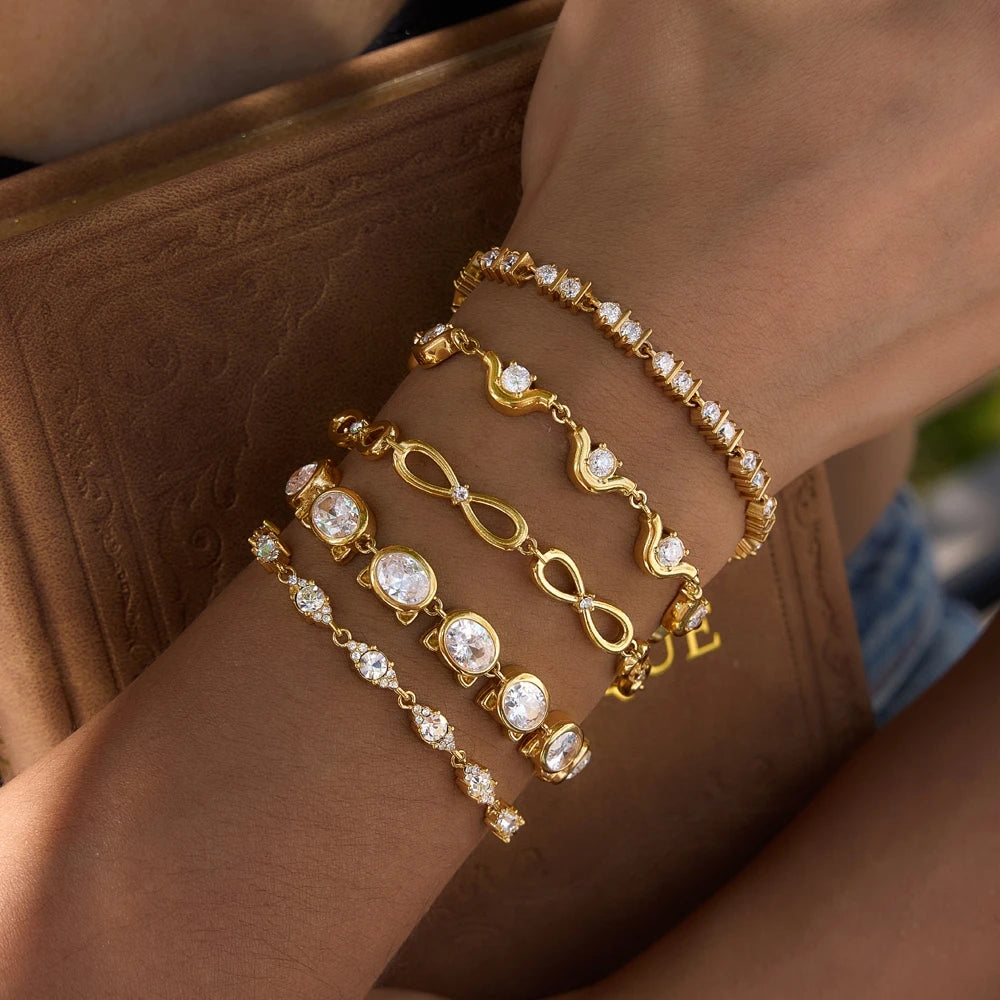 Kika Delicate Crystal Zircon Bracelet