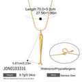 Kika Classic Long Fish Pendant Necklace