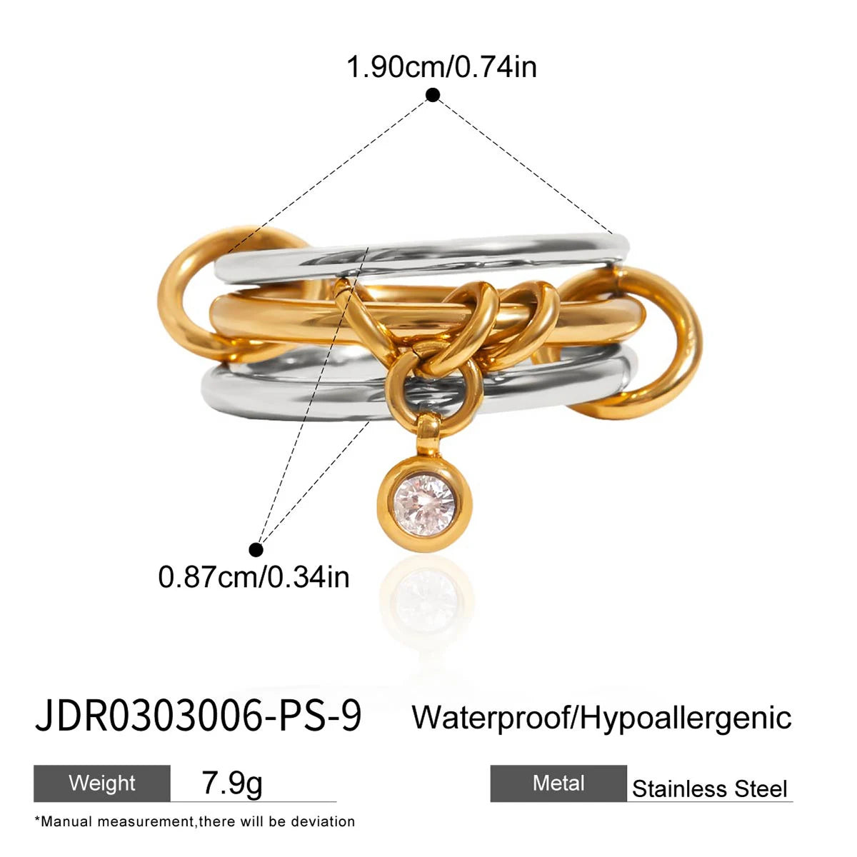 Kika Multilayer Zircon Ring
