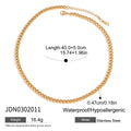 Kika Simple Classic Zircon Serpentine Necklace