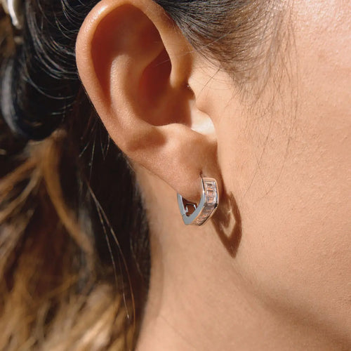 Classic Gold Steel Color Geometric Earring