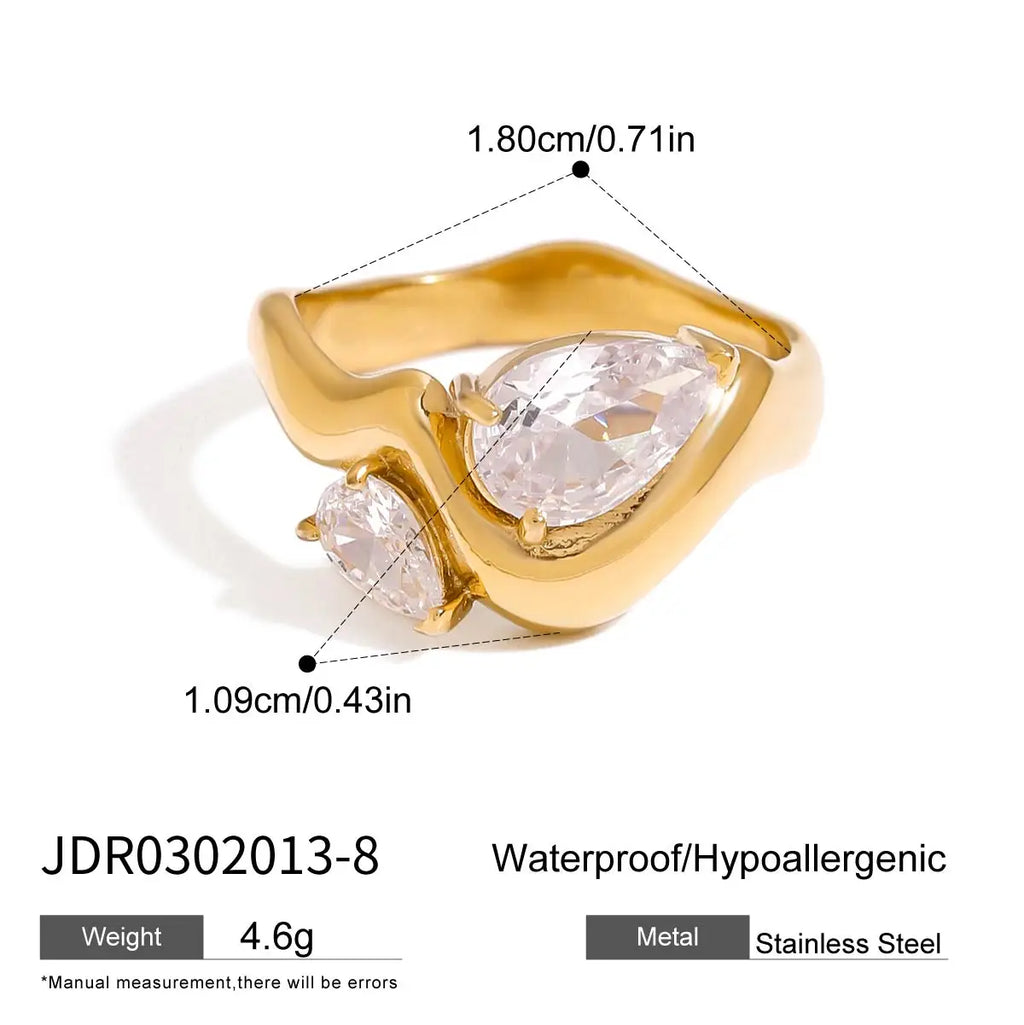 kika Classic Wave Ring