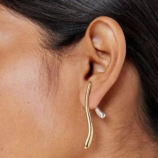 Kika Minimalist Drip Pendant Drop Earrings