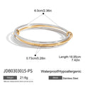 KIKA Minimalist Two Tone Stainless Steel Bracelet