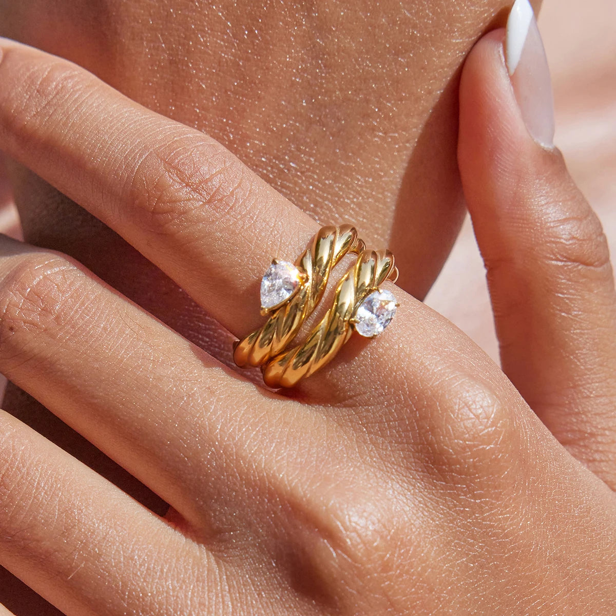 Kika Minimal Classic 18K Gold Color Plated Stainless Steel